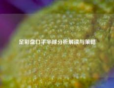 足彩盘口平半球分析解读与策略