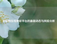 足彩网在线博彩平台的最新动态与风险分析