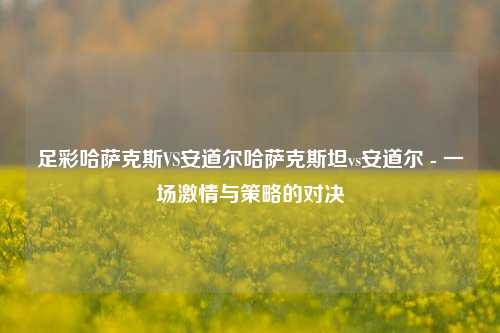 足彩哈萨克斯VS安道尔哈萨克斯坦vs安道尔 - 一场激情与策略的对决