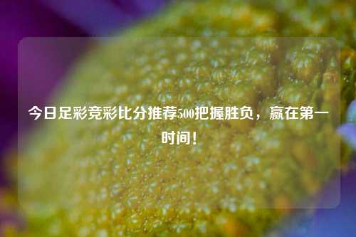 今日足彩竞彩比分推荐500把握胜负，赢在第一时间！