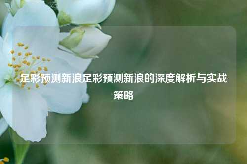 足彩预测新浪足彩预测新浪的深度解析与实战策略